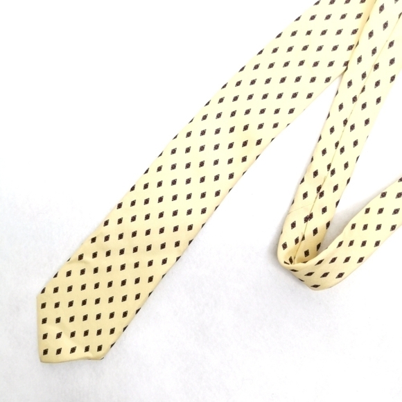 Club Room Vintage Cream / Beige Hand Sewn 100% Silk Long - Picture 10 of 10